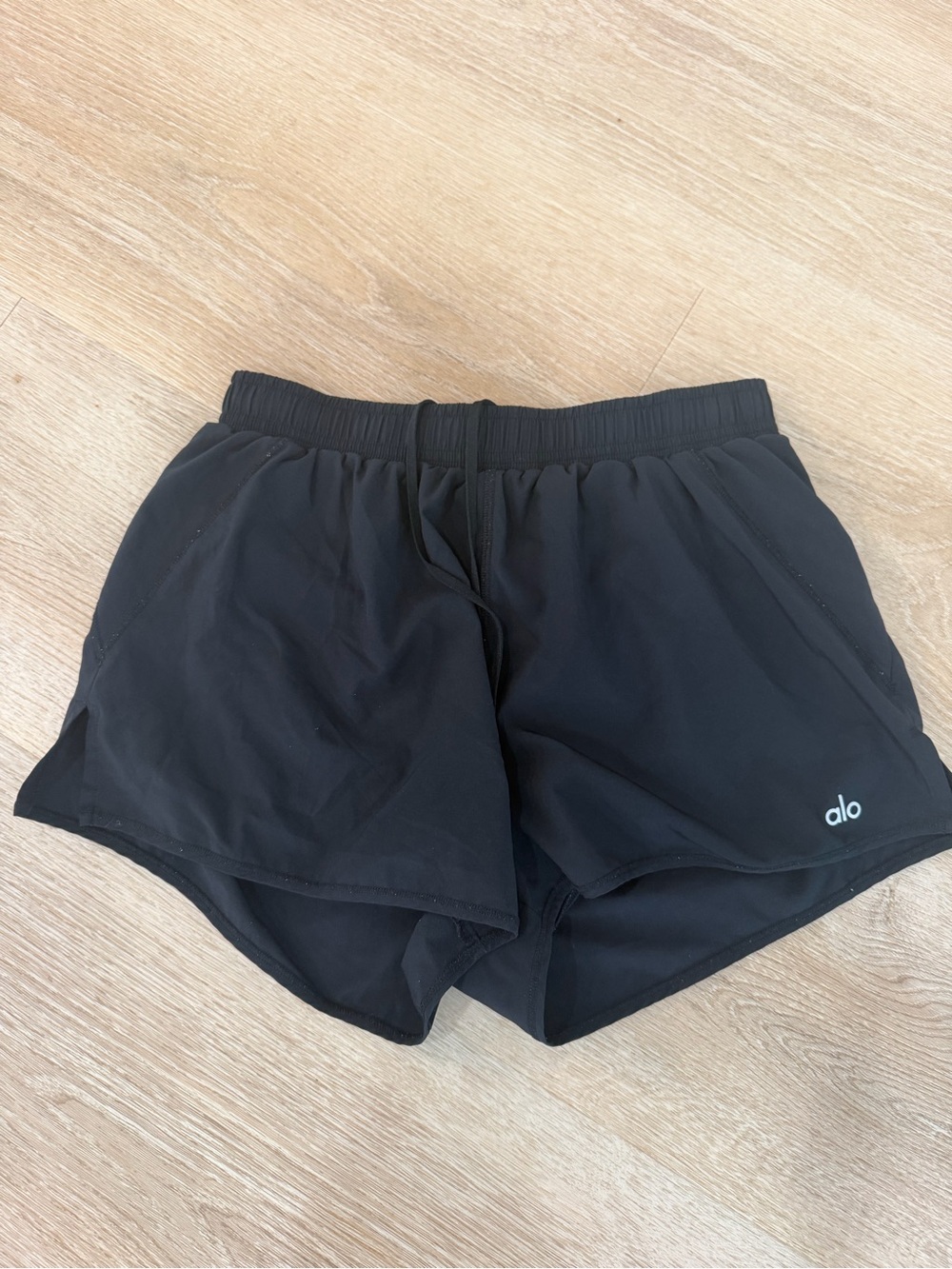 ALO Yoga Black Lightweight Athletic Shorts